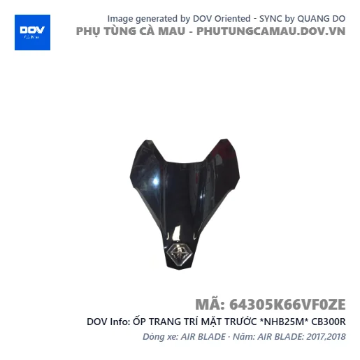 ỐP TRANG TRÍ MẶT TRƯỚC *NHB25M* CB300R — 64305K66VF0ZE