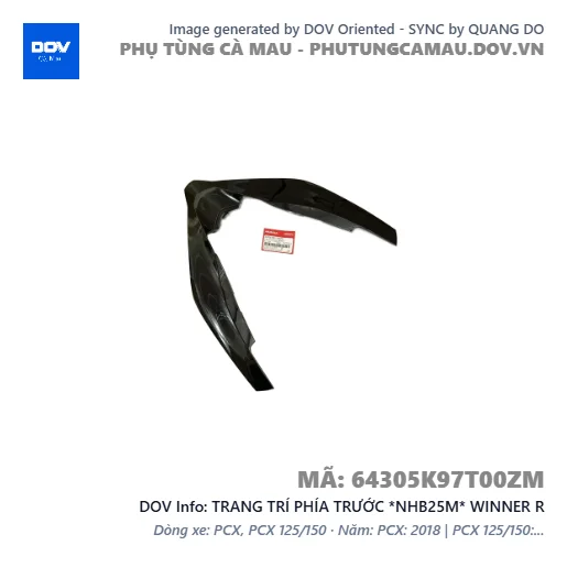 TRANG TRÍ PHÍA TRƯỚC *NHB25M* WINNER R — 64305K97T00ZM