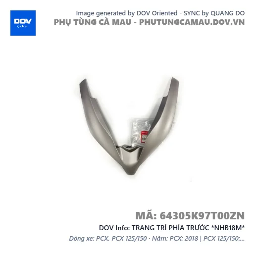 TRANG TRÍ PHÍA TRƯỚC *NHB18M*  — 64305K97T00ZN