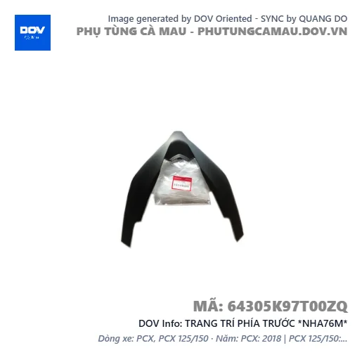 TRANG TRÍ PHÍA TRƯỚC *NHA76M*  — 64305K97T00ZQ