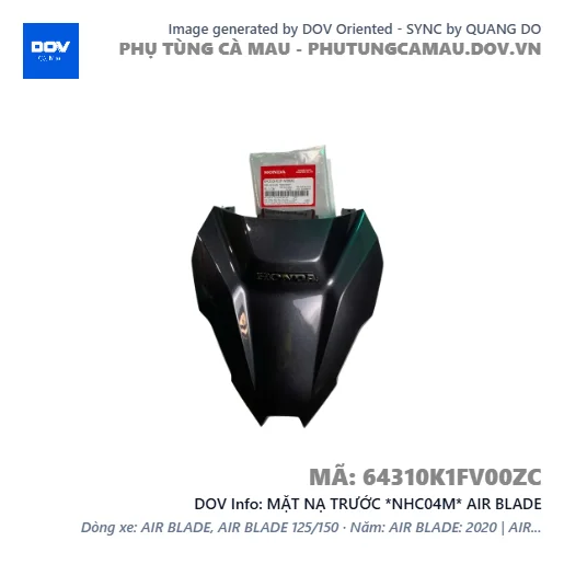 MẶT NẠ TRƯỚC *NHC04M* AIR BLADE — 64310K1FV00ZC
