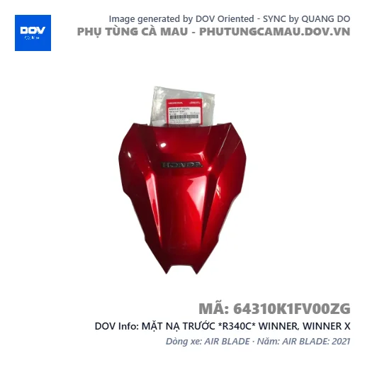 MẶT NẠ TRƯỚC *R340C* WINNER, WINNER X — 64310K1FV00ZG