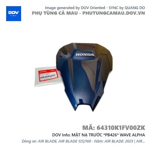 MẶT NẠ TRƯỚC *PB426* WAVE ALPHA — 64310K1FV00ZK