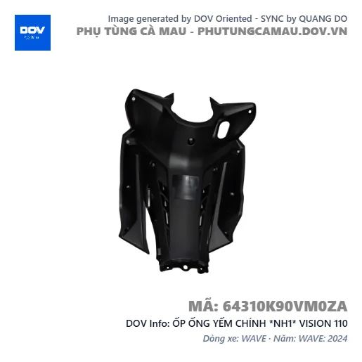 ỐP ỐNG YẾM CHÍNH *NH1* VISION 110 — 64310K90VM0ZA