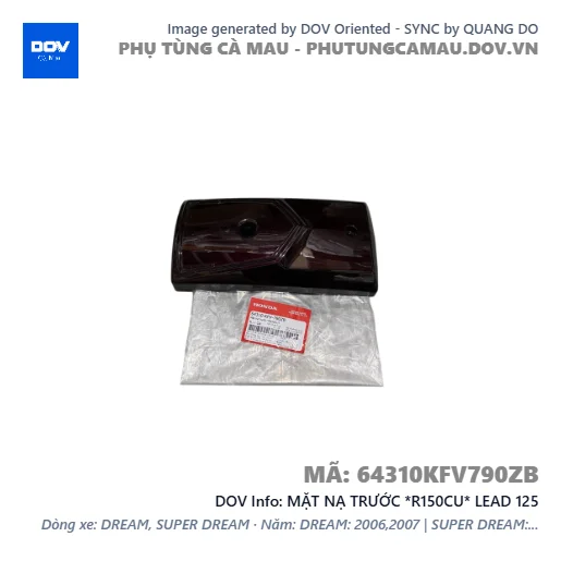 MẶT NẠ TRƯỚC *R150CU* LEAD 125 — 64310KFV790ZB