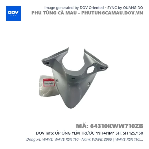 ỐP ỐNG YẾM TRƯỚC *NH411M* SH, SH 125/150 — 64310KWW710ZB