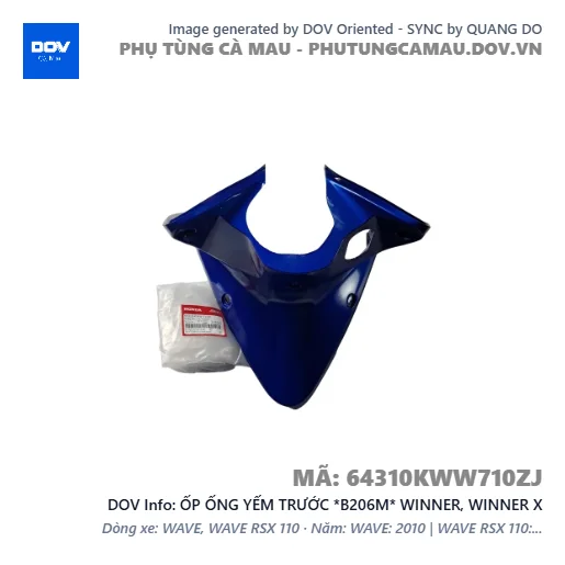 ỐP ỐNG YẾM TRƯỚC *B206M* WINNER, WINNER X — 64310KWW710ZJ