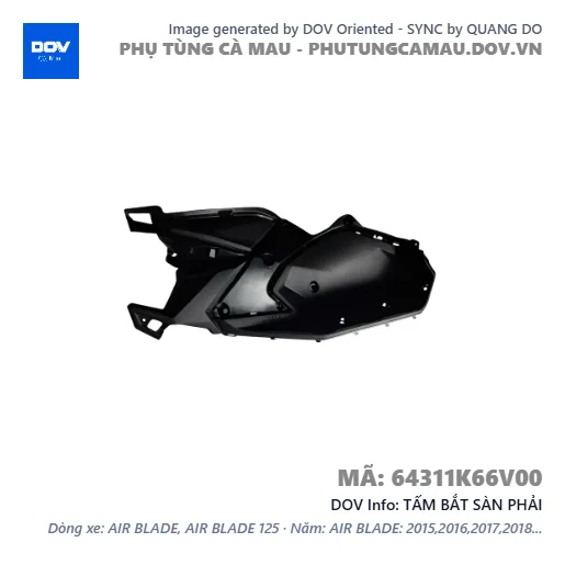 TẤM BẮT SÀN PHẢI  — 64311K66V00