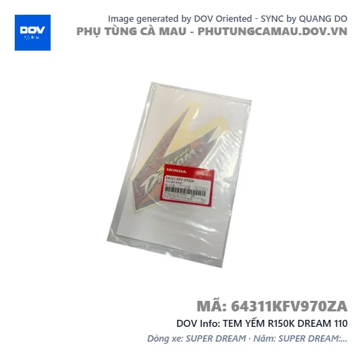 TEM YẾM R150K DREAM 110 — 64311KFV970ZA