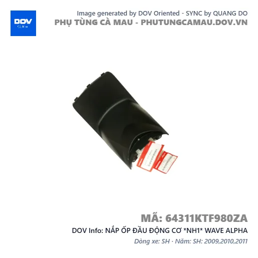 NẮP ỐP ĐẦU ĐỘNG CƠ *NH1* WAVE ALPHA — 64311KTF980ZA