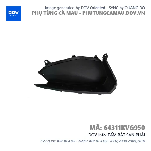 TẤM BẮT SÀN PHẢI — 64311KVG950