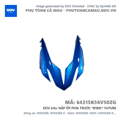 NẮP ỐP PHÍA TRƯỚC *B189C* FUTURE — 64315K56V50ZG