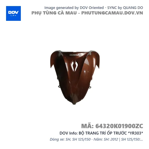 BỘ TRANG TRÍ ỐP TRƯỚC *YR303*  — 64320K01900ZC
