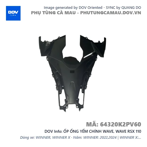 ỐP ỐNG YẾM CHÍNH WAVE, WAVE RSX 110 — 64320K2PV60