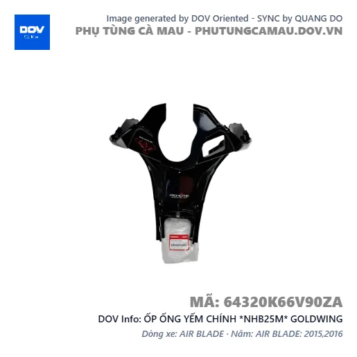 ỐP ỐNG YẾM CHÍNH *NHB25M* GOLDWING — 64320K66V90ZA