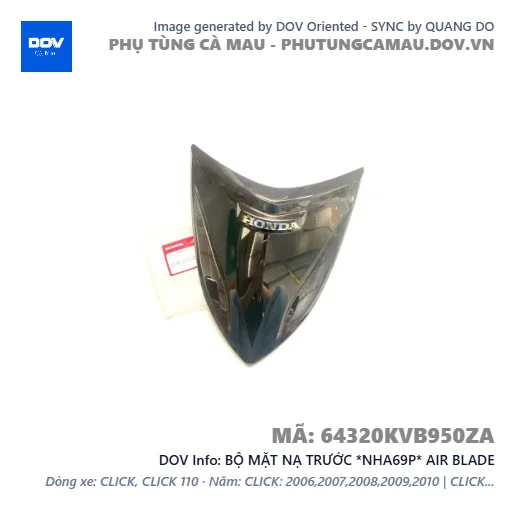 BỘ MẶT NẠ TRƯỚC *NHA69P* AIR BLADE — 64320KVB950ZA
