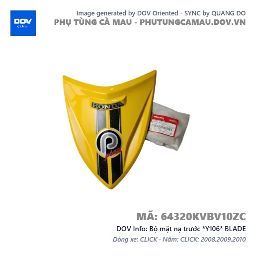 Bộ mặt nạ trước *Y106* BLADE — 64320KVBV10ZC