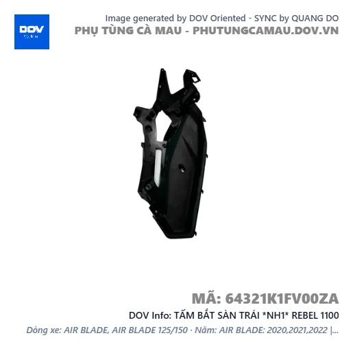 TẤM BẮT SÀN TRÁI *NH1* REBEL 1100 — 64321K1FV00ZA