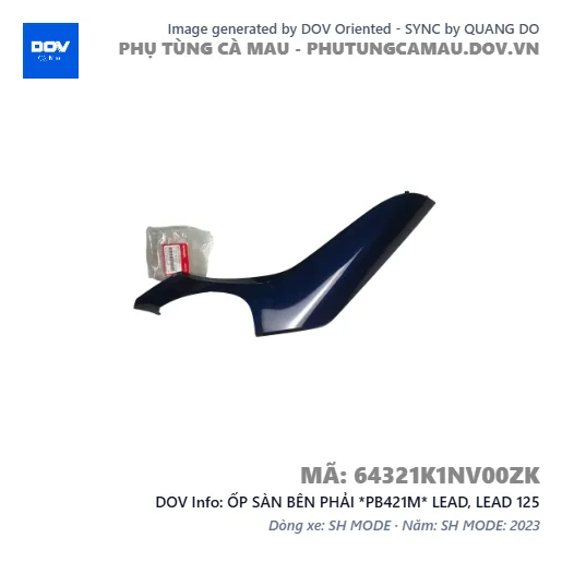 ỐP SÀN BÊN PHẢI *PB421M* LEAD, LEAD 125 — 64321K1NV00ZK
