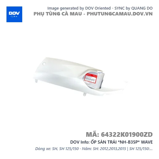 ỐP SÀN TRÁI *NH-B35P* WAVE — 64322K01900ZD
