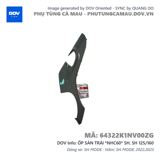 ỐP SÀN TRÁI *NHC60* SH, SH 125/160 — 64322K1NV00ZG