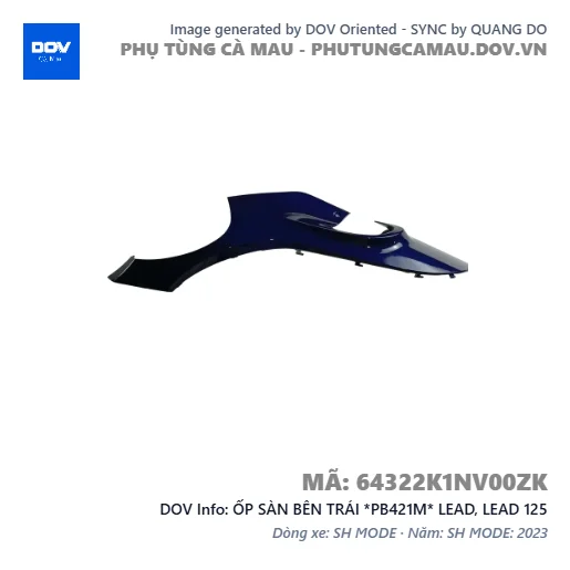ỐP SÀN BÊN TRÁI *PB421M* LEAD, LEAD 125 — 64322K1NV00ZK