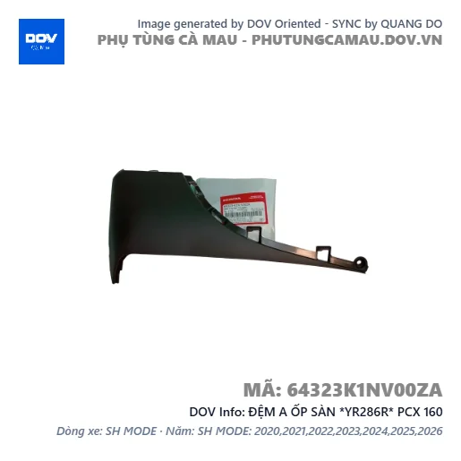 ĐỆM A ỐP SÀN *YR286R* PCX 160 — 64323K1NV00ZA