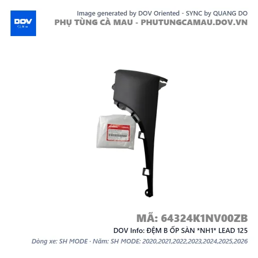 ĐỆM B ỐP SÀN *NH1* LEAD 125 — 64324K1NV00ZB