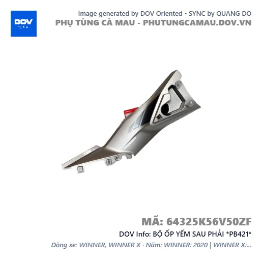 BỘ ỐP YẾM SAU PHẢI *PB421*  — 64325K56V50ZF