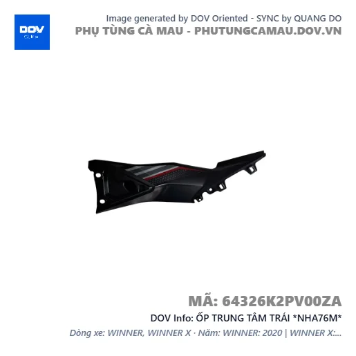 ỐP TRUNG TÂM TRÁI *NHA76M*  — 64326K2PV00ZA
