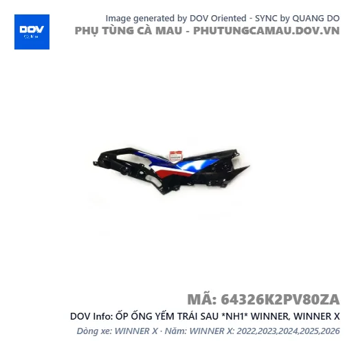 ỐP ỐNG YẾM TRÁI SAU *NH1* WINNER, WINNER X — 64326K2PV80ZA