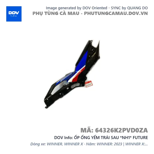 ỐP ỐNG YẾM TRÁI SAU *NH1* FUTURE — 64326K2PVD0ZA