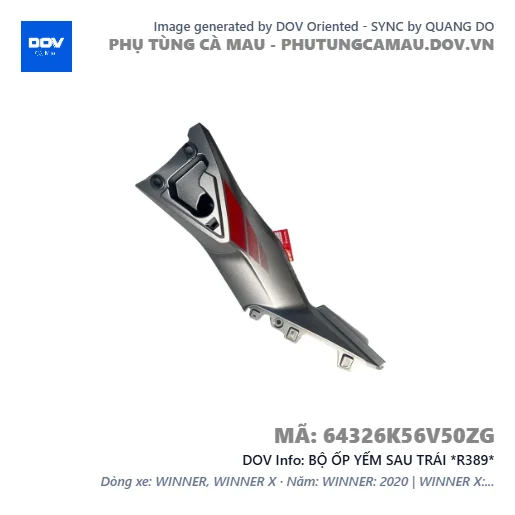 BỘ ỐP YẾM SAU TRÁI *R389*  — 64326K56V50ZG