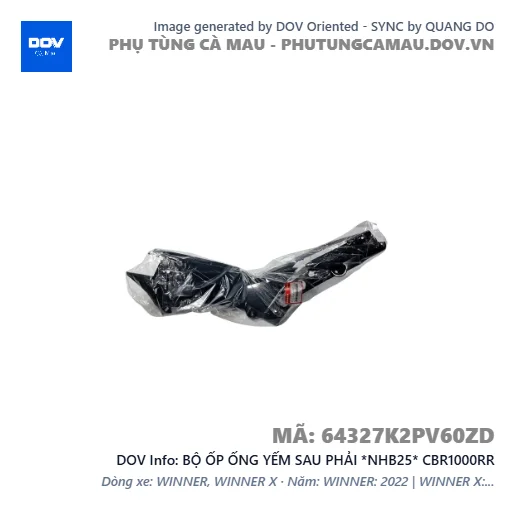 BỘ ỐP ỐNG YẾM SAU PHẢI *NHB25* CBR1000RR — 64327K2PV60ZD