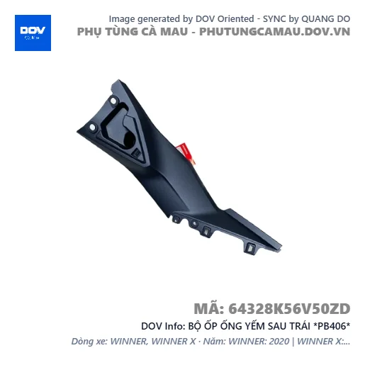 BỘ ỐP ỐNG YẾM SAU TRÁI *PB406*  — 64328K56V50ZD