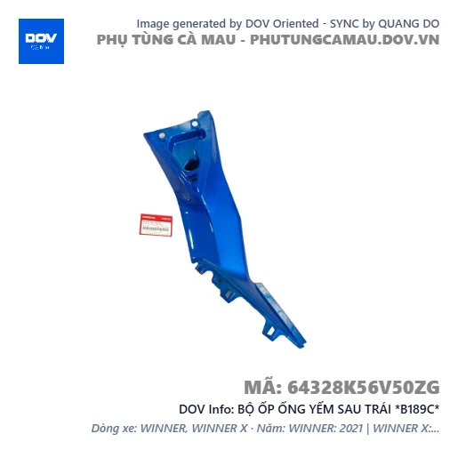 BỘ ỐP ỐNG YẾM SAU TRÁI *B189C*  — 64328K56V50ZG