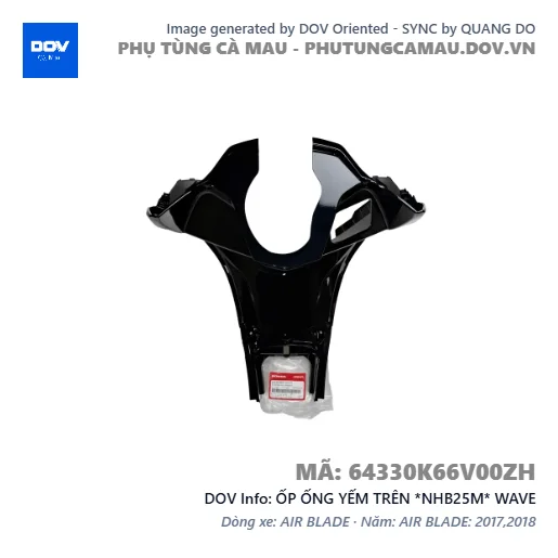 ỐP ỐNG YẾM TRÊN *NHB25M* WAVE — 64330K66V00ZH