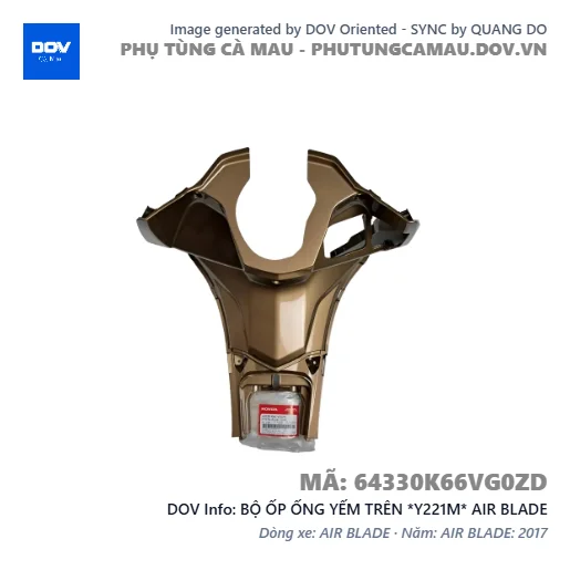 BỘ ỐP ỐNG YẾM TRÊN *Y221M* AIR BLADE — 64330K66VG0ZD