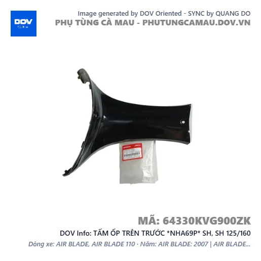 TẤM ỐP TRÊN TRƯỚC *NHA69P* SH, SH 125/160 — 64330KVG900ZK