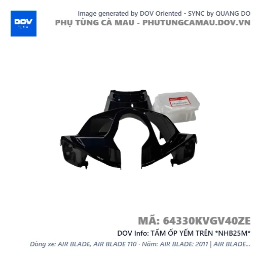 TẤM ỐP YẾM TRÊN *NHB25M*  — 64330KVGV40ZE