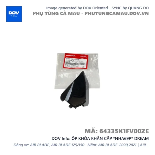 ỐP KHÓA KHẨN CẤP *NHA69P* DREAM — 64335K1FV00ZE