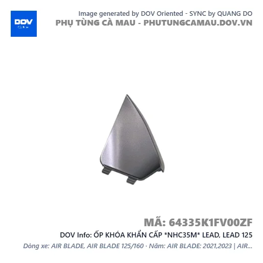ỐP KHÓA KHẨN CẤP *NHC35M* LEAD, LEAD 125 — 64335K1FV00ZF