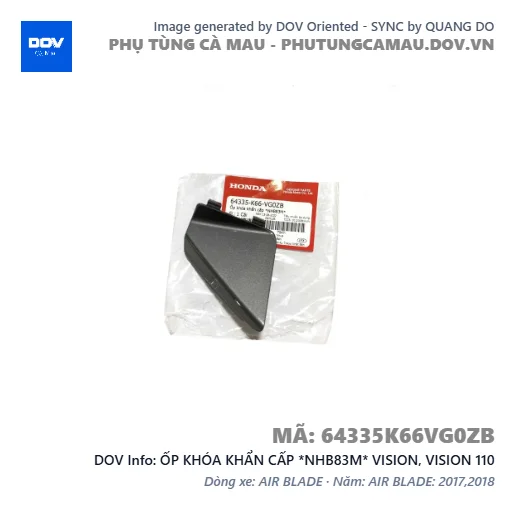 ỐP KHÓA KHẨN CẤP *NHB83M* VISION, VISION 110 — 64335K66VG0ZB