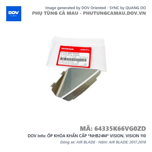ỐP KHÓA KHẨN CẤP *NHB24M* VISION, VISION 110 — 64335K66VG0ZD