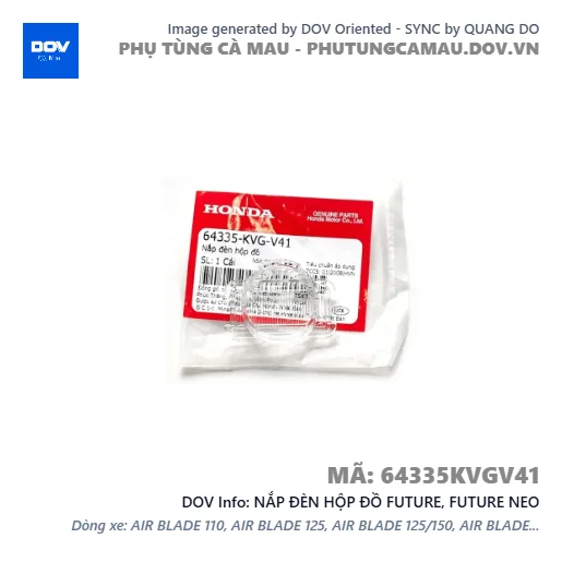 NẮP ĐÈN HỘP ĐỒ FUTURE, FUTURE NEO — 64335KVGV41