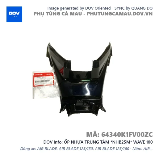 ỐP NHỰA TRUNG TÂM *NHB25M* WAVE 100 — 64340K1FV00ZC