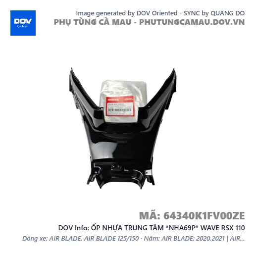 ỐP NHỰA TRUNG TÂM *NHA69P* WAVE RSX 110 — 64340K1FV00ZE