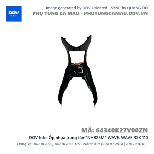 Ốp nhựa trung tâm*NHB25M* WAVE, WAVE RSX 110 — 64340K27V00ZN