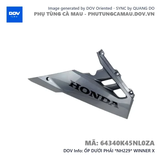 ỐP DƯỚI PHẢI *NH229* WINNER X — 64340K45NL0ZA