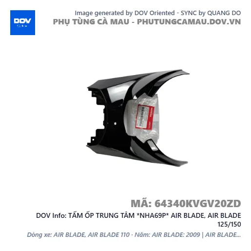 TẤM ỐP TRUNG TÂM *NHA69P* AIR BLADE, AIR BLADE 125/150 — 64340KVGV20ZD
